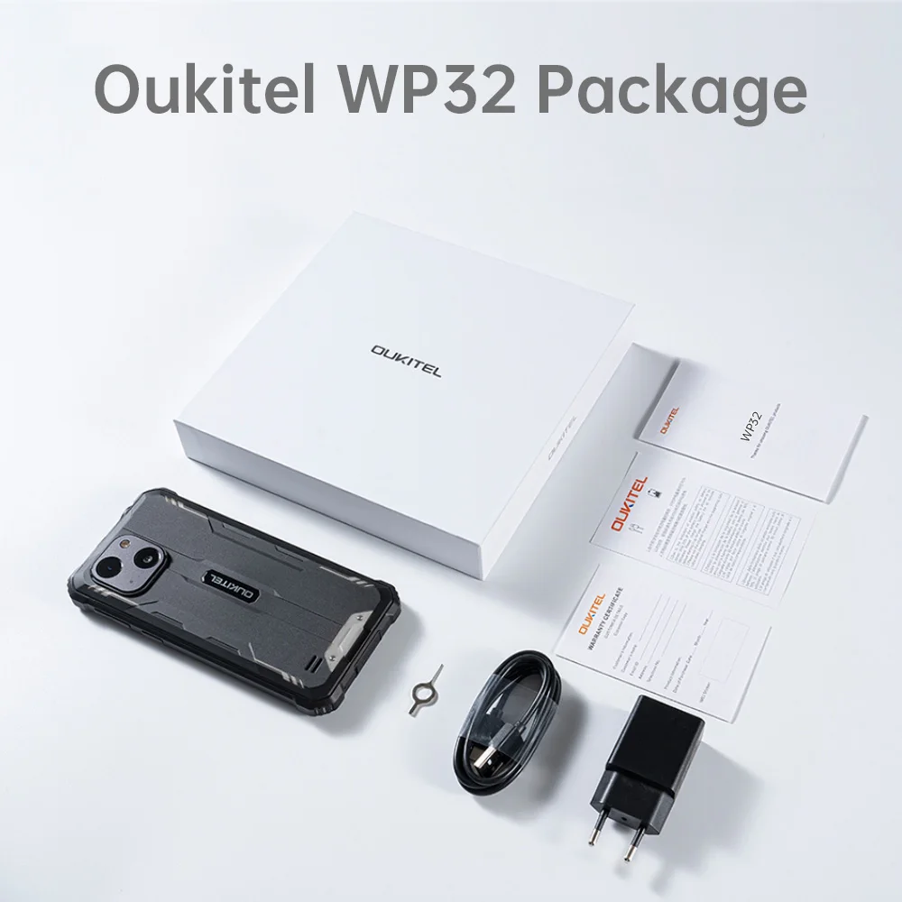 OUKITEL WP32 Rugged Cell Phone 4GB+128GB 6300mAh 5.93