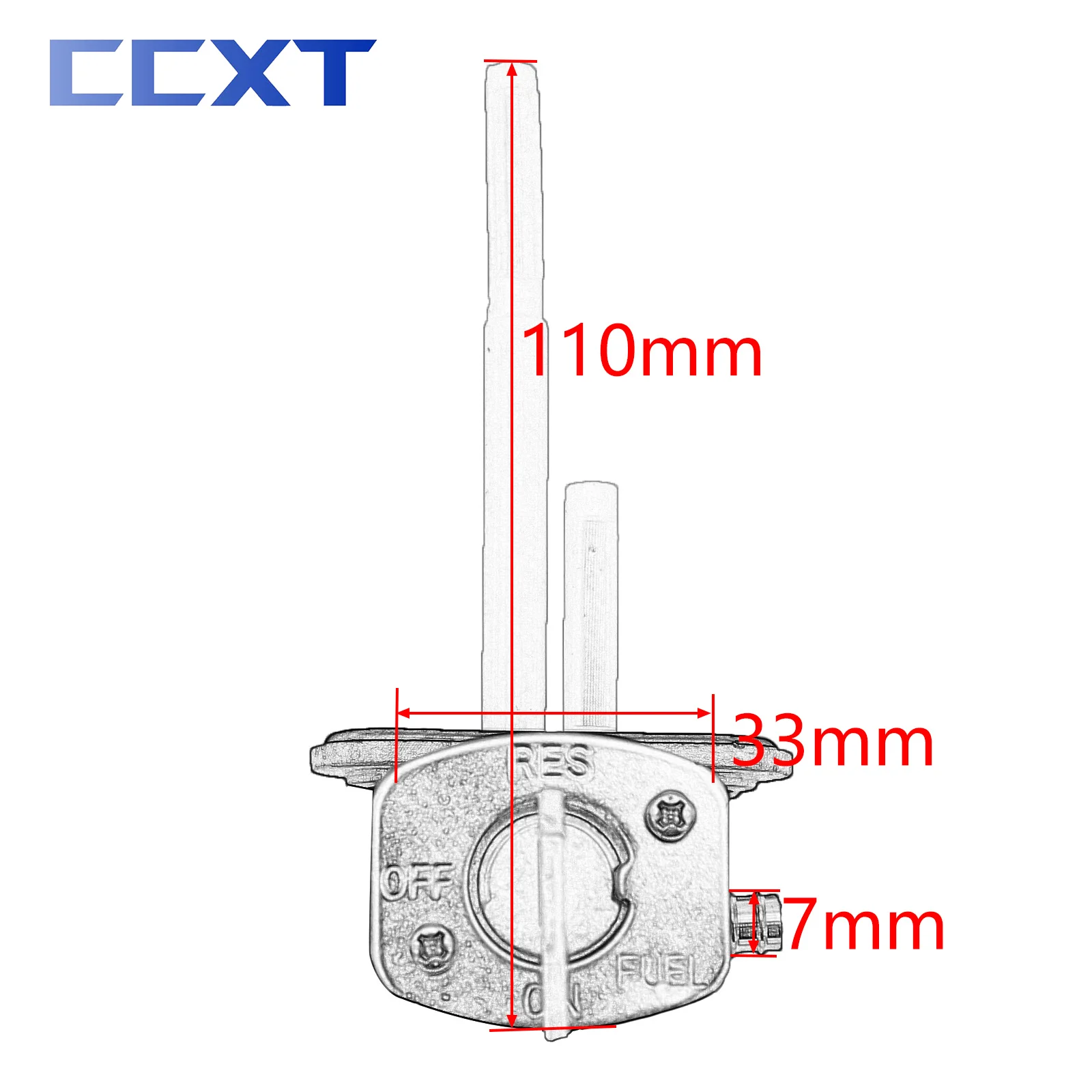 Fuel Gas Tank Switch Valve Petcock For Yamaha PW80 TTR 90 125 225 250 YFS200 YTM 200 350 400 YT60 YFB250 XT125 XT250 XT225 XT600