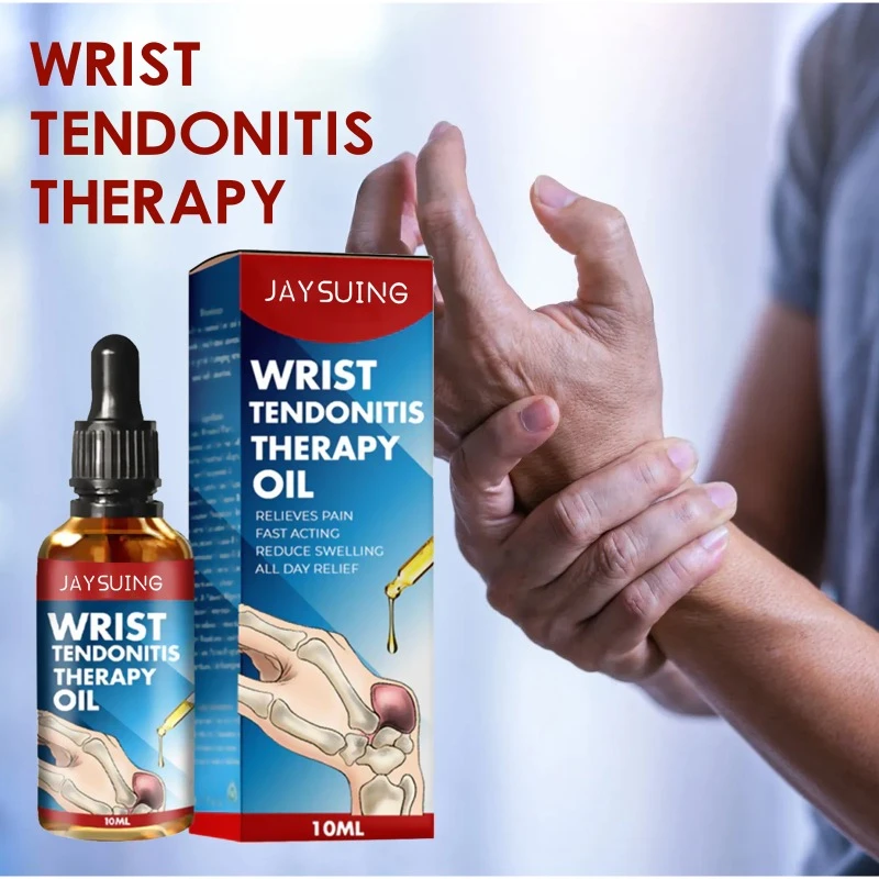 Wrist Pain Relief Oil Anti Arthritis Hand Thumb Finger Tendonitis Therapy Tenosynovitis Tendon Sheath Joint Health Care 10ml