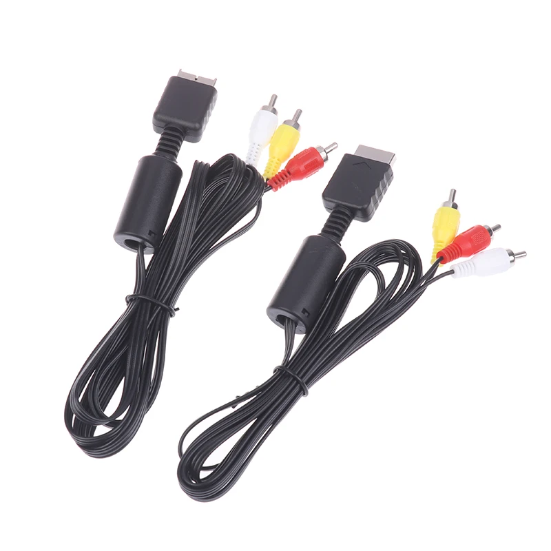 콘솔 오디오 비디오용 새로운 1/2/3Pcs AV 케이블 LCD 모니터 TV 와이어 변환기 어댑터에 게임 플레이어를 연결하는 연장 코드