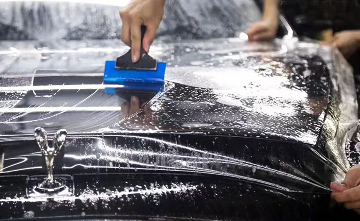 10 stücke Blau Max PPF Schaber Wasser Wischer Carbon Faser Verpackung Auto Vinyl Rakel Aufkleber Fenster Tönung Aufkleber Film Installieren werkzeug – Detail 10