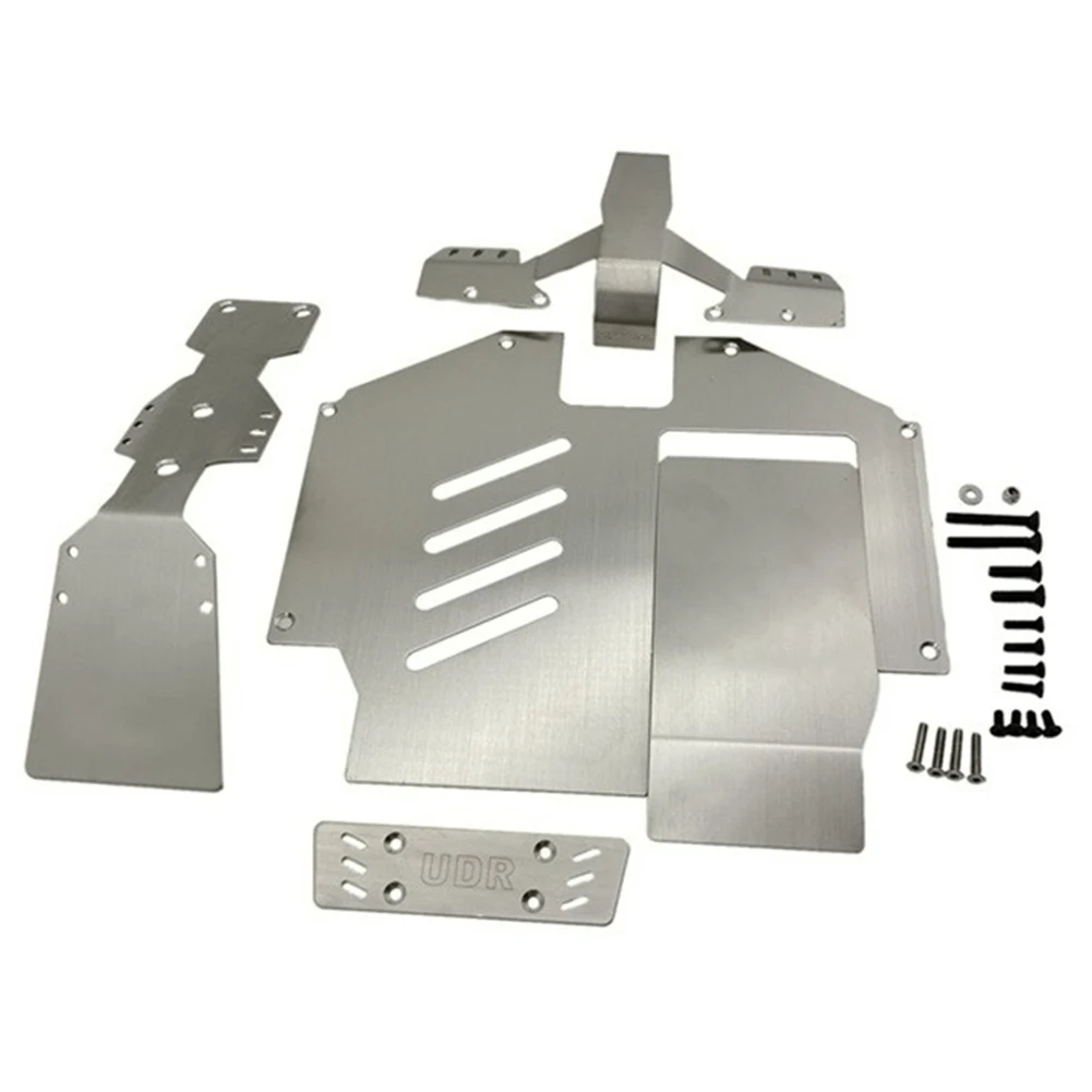 

Stainless Steel Chassis Armor Protection Protector Skid Plate for Traxxas Unlimited Desert Racer UDR 1/7 RC Car Upgrade Parts