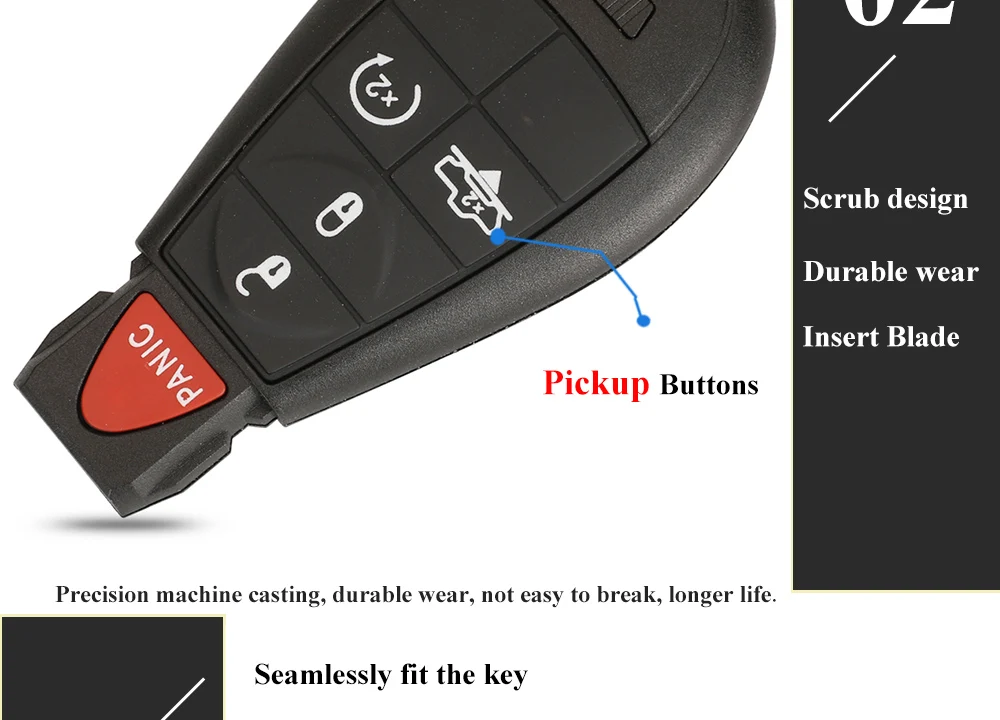 jingyuqin GQ4-53T Fobik Remote Car Key 433MHz ID46-PCF7961A Chip for Dodge RAM 1500 2500 3500 4500 2013-2018 56046953 68159655 cheap fuel injectors