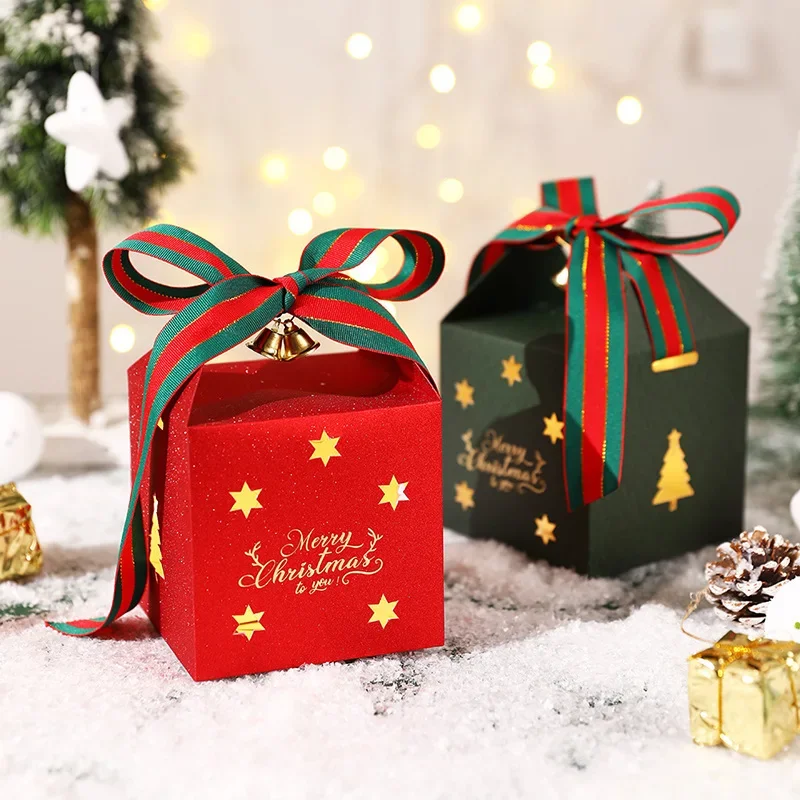 Christmas Apple Box Gift Box Christmas Eve Apple Packaging Decoration Handbag Holiday Props Party Decorations