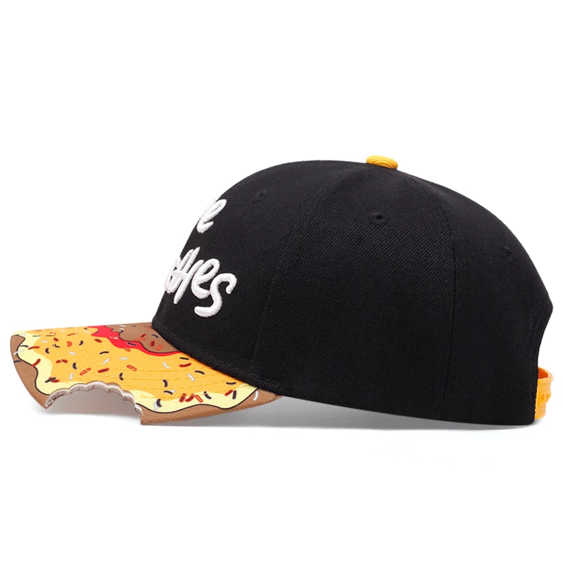 Donuts Bedruckte verstellbare Baseballkappe Neutrale Mode Sonnenhut Hip Hop Cap Männer Frauen Snapback Cowboy Unisex Hut Geschenk – Detail 11