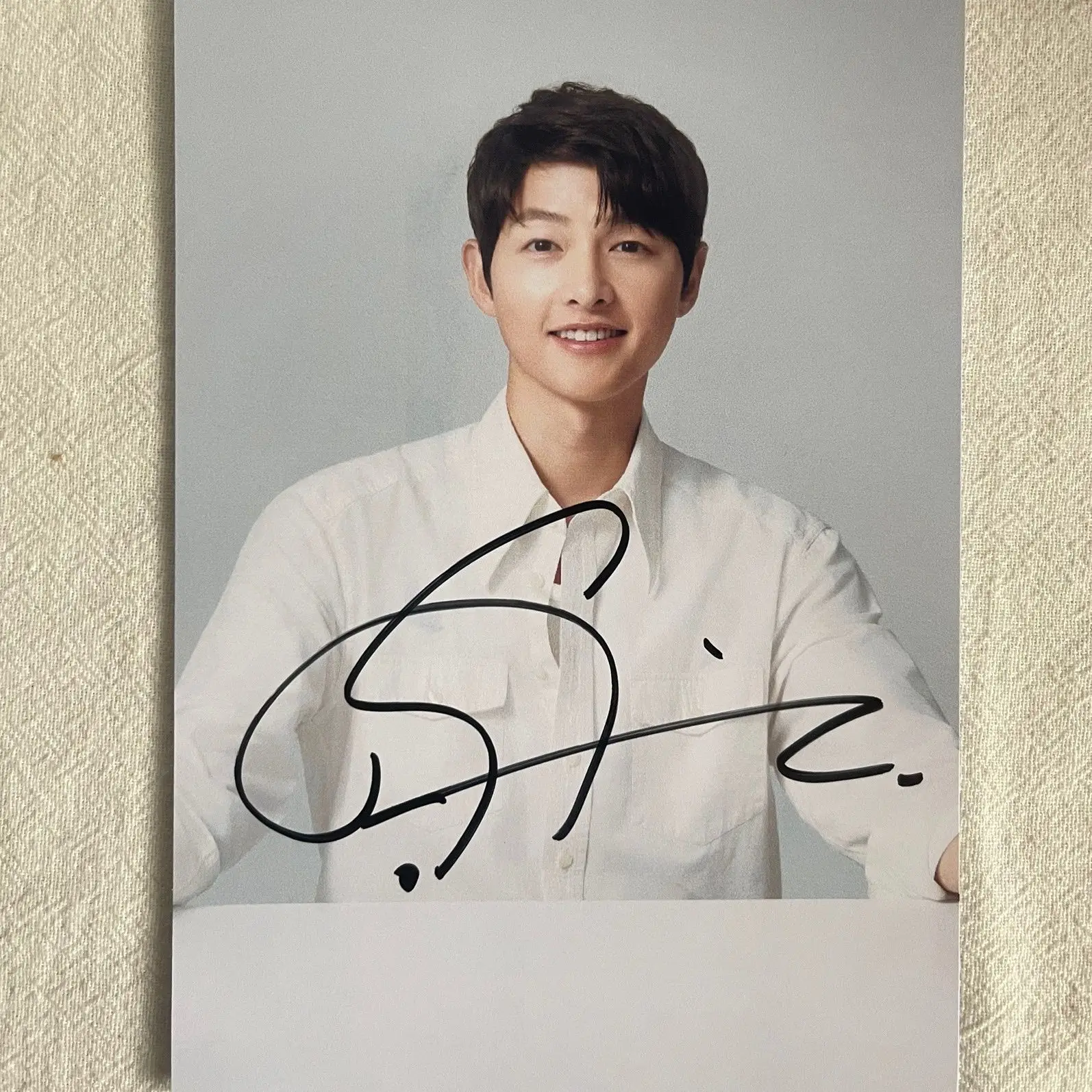 ソン・ジュンギ直筆サイン入り超 特大写真…Song Joong Ki… ソン・ジュンギ直筆サイン入り超 特大写真…Song Joong Ki