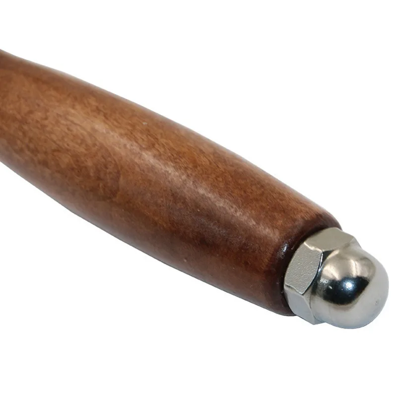 Nylon Hammer Leathercraft Carving Hammer Sew Leather Cowhide Tool Kit with Wooden Handle