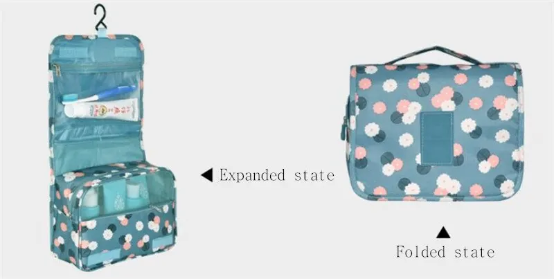 S454ab3d6bf244516bf5850e7cf06e246o Cosmetic Bag Women Travel Pouch Waterproof Toiletries Beauty Organizer Ladies Bathroom Neceser Makeup Storage Bag With Hook Mallzona