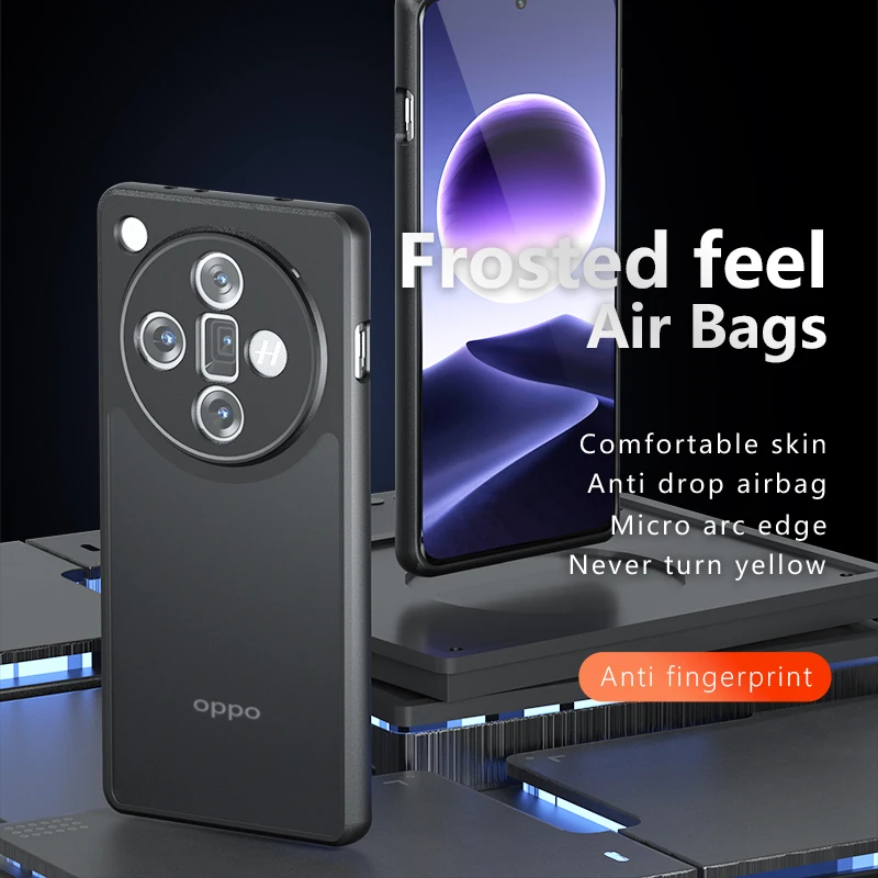 Enhanced Anti-Drop Air Bag HD Clear TPU Case with Frosted Anti-Shock Design