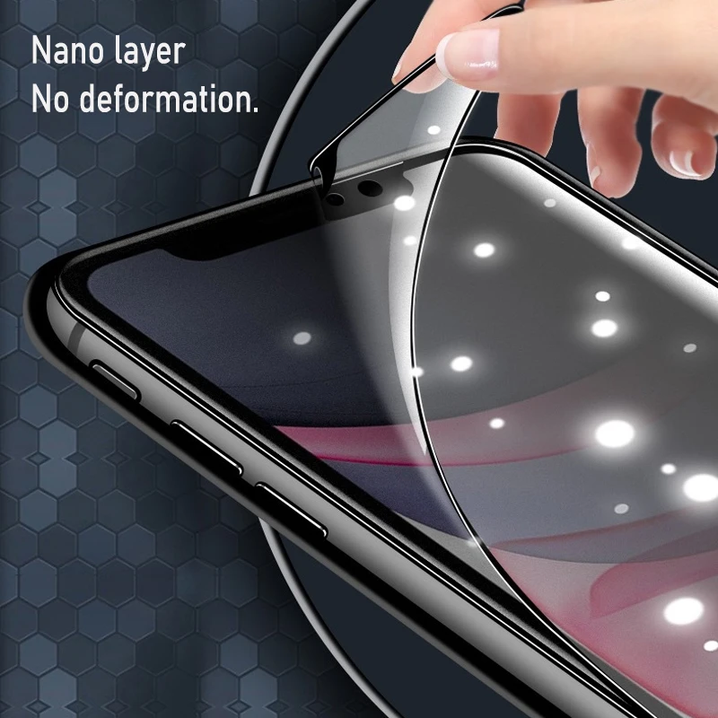 4-Piece Privacy Anti-Peeping Matte Ceramic Screen Protector Set