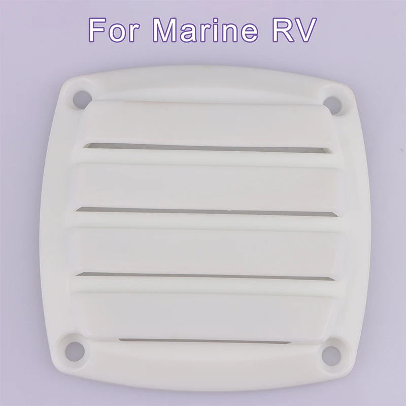 1pcs Boat Louvered Vent Replace Square Air Vent Grill Ventilation Ducting Cover Outlet For Marine RV