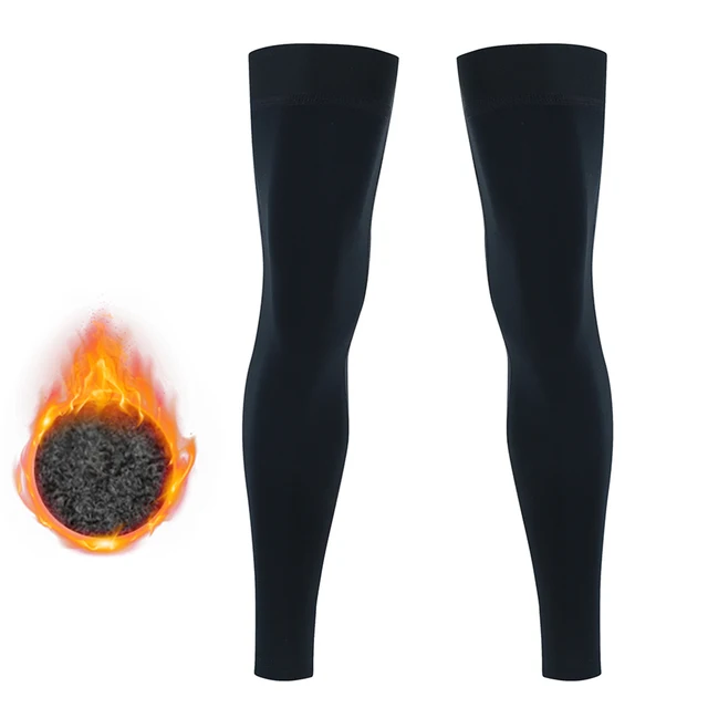 HISERW Cycling Cycling Warm Winter Keep Warm Cycling Leg Warmers Outdoor Sports Running Thermal Fleece Non-Slip Bicycle Warmers