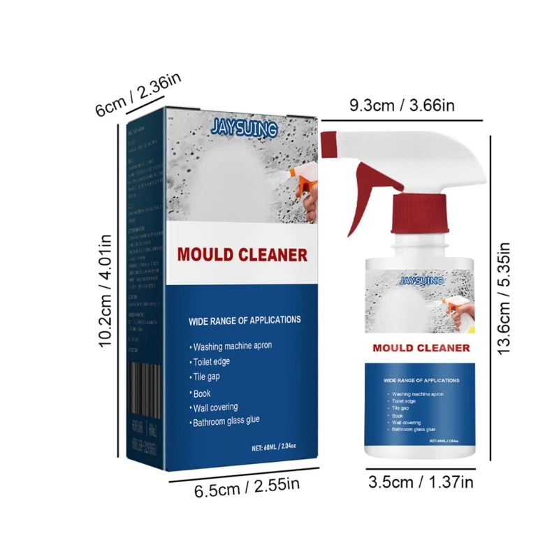 Mildew Remover Cleaner Mold Cleaner Foam Kitchen Household Cleaner Bathroom Cleaning Washing Machine Wall Moldy Remover