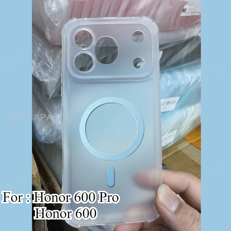 MagSafe Magnetic Shockproof Translucent Silicone Charging Case Cover