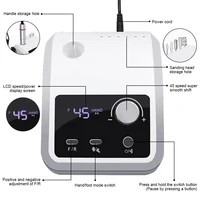 Perceuse à ongles électrique 45000 tr/min, lime électrique, affichage HD, stylo de manucure en métal, ponceuse professionnelle pour tour à ongles 3