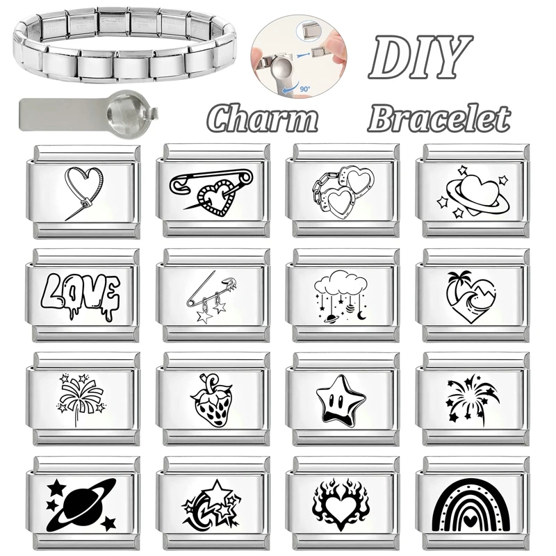 Y2K Laser Engraving Bracelet