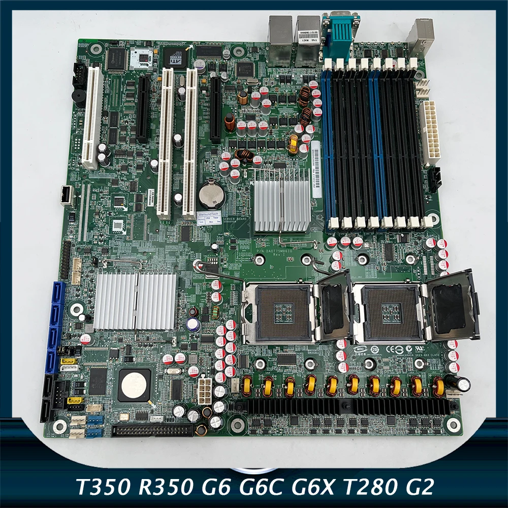 Original Server Motherboard For T350 R350 G6 G6C G6X T280 G2 DA0T75MB6I0 S5000VSA LGA771 DDR2 8