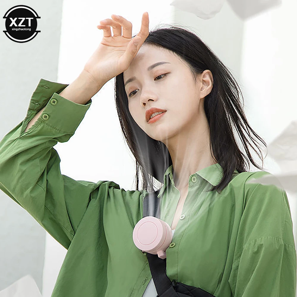 New Mini Clip on Fan USB Rechargable Summer Cooling Fan Office Home Traveling Portable Personal Cooler Air Conditioner 10