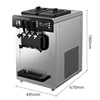 Ice cream machine large capacity commercial desktop vertical fully automatic sundae cone soft ice cream machine 5