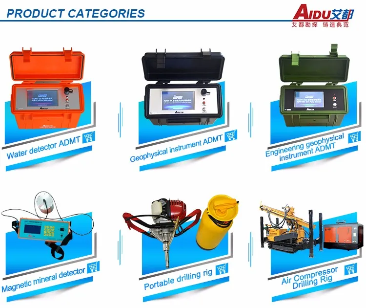 ADMT-100KG-X Fast 10M 20M 50M 100M 3D Touch Screen Archaeology Buried Gold Metal