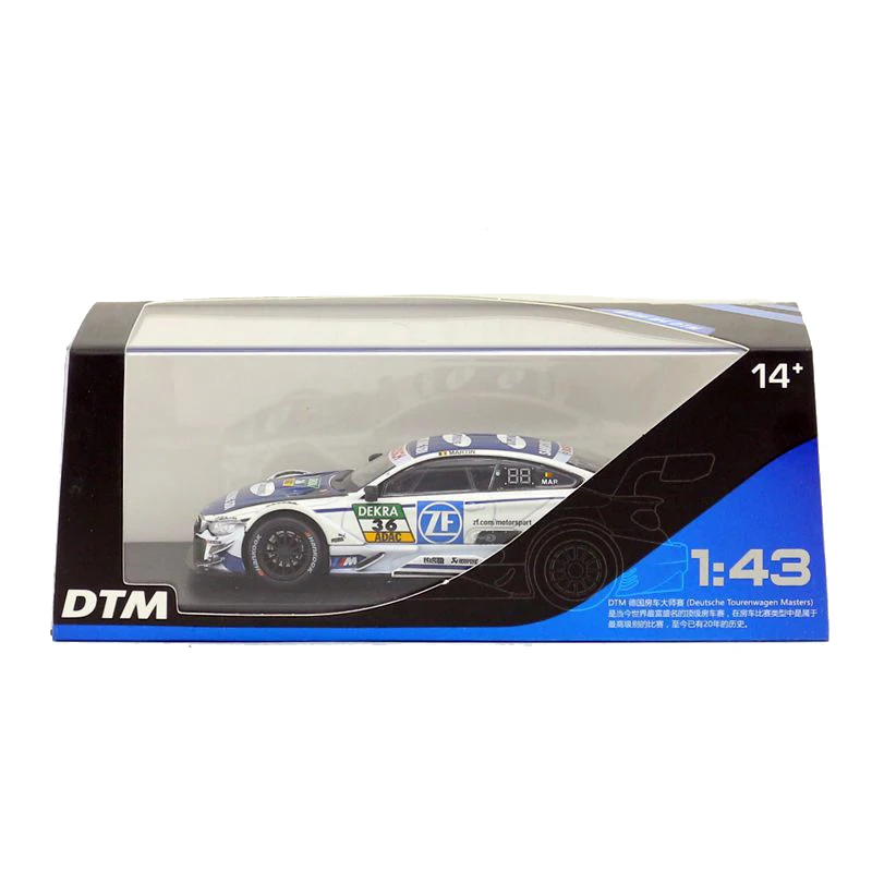 1: 1:43 Scale BMW M4 DTM Rally Diecast Collectible Car Model