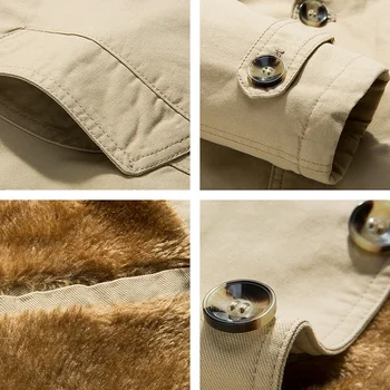 معطف رجالي مبطن صوف 2023 6