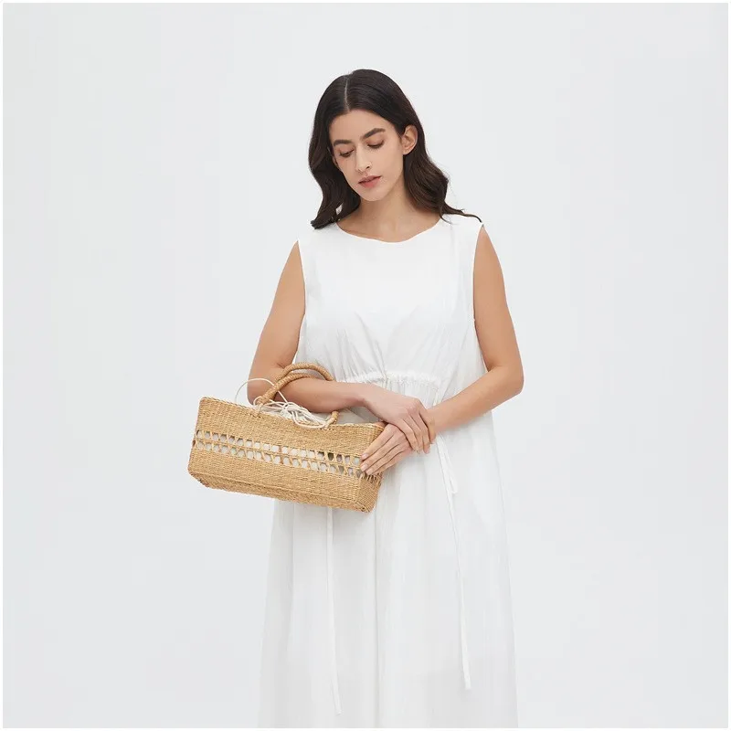 Fashion Hollow Out Hobo Shoulder Bags Women Summer Beach Woven Straw Bag Large Capacity Purse Handbags bolsa feminina