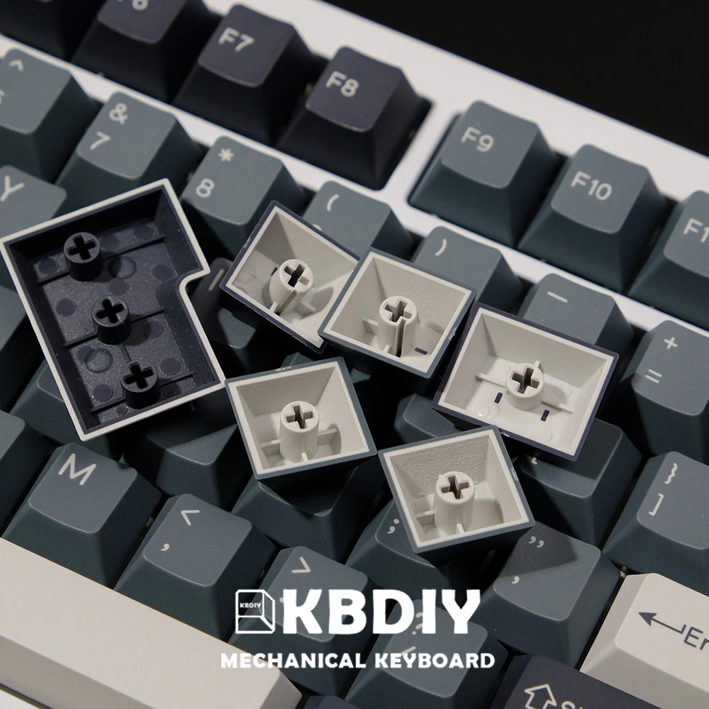 Kbdiy-gmk Apollo Keycaps Grupo Custom Cherry Profile Pbt Keycap Iso 7u Double Shot For Game Teclado Mecânico para Gmk67 176 Teclas por Conjunto - Imagem 4
