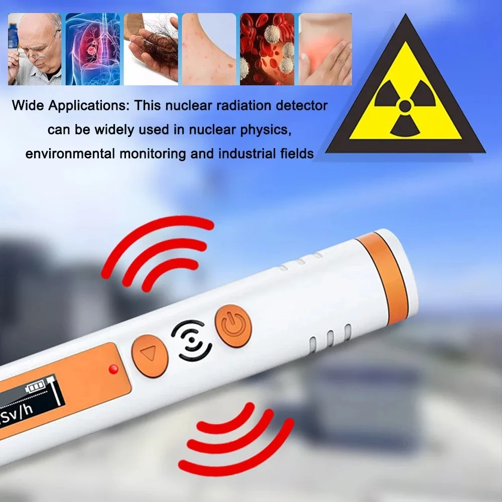 HFS-P3 Geiger Counter Nuclear Radiation Detector X-ray &gamma;-ray &beta;-ray Detector Marble Radioactivity Tester Personal Dosimeter radiation detector