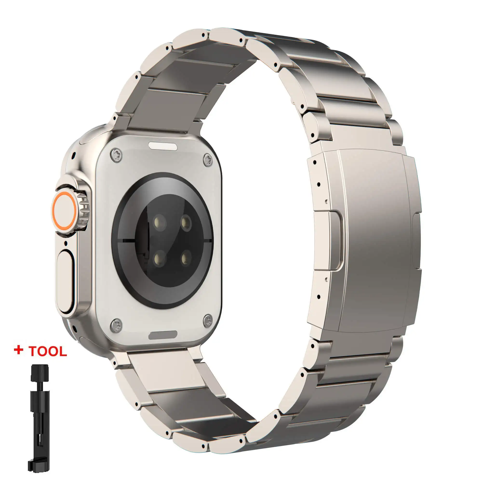 Premium Titanium Metal Bracelet Strap