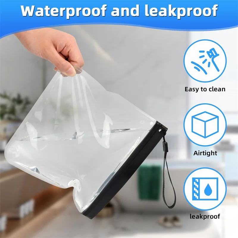 Luggage Transparent Travel Use Leakproof Flight Make Up Waterproof For Women Reusable Airport Security Storage bag 4