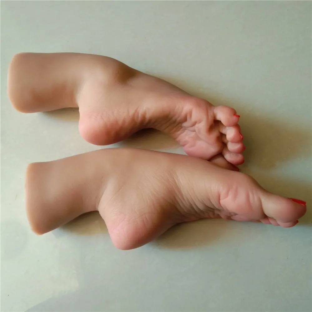 Female Feet Bdsm Tools Job Toys Estim Men Foot Fetish Ballstretcher Silicone E-stim Model Electric Shock Anal Plug Girls Women