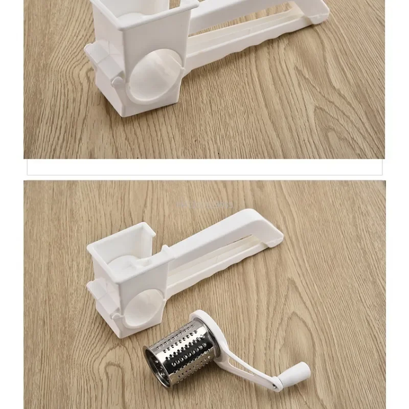 New 430 Stainless Steel+PP Cheese Grater Blade Kitchen Gadgets Chocolate Grater DIY Butter Food Mill Cheese Grater Slicer