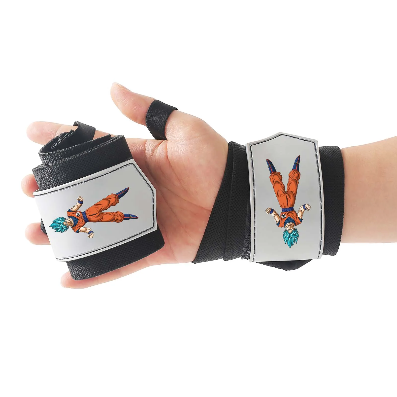 

Customized Printed Anime Gym Wrist Wraps Hand Grip Bandage For Bodybuilding, Deadlift