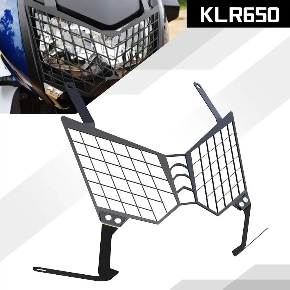 MotorcycleHeadlightGrillGuardProtectionCoverForKawasakiKLR650KLR650200820102011