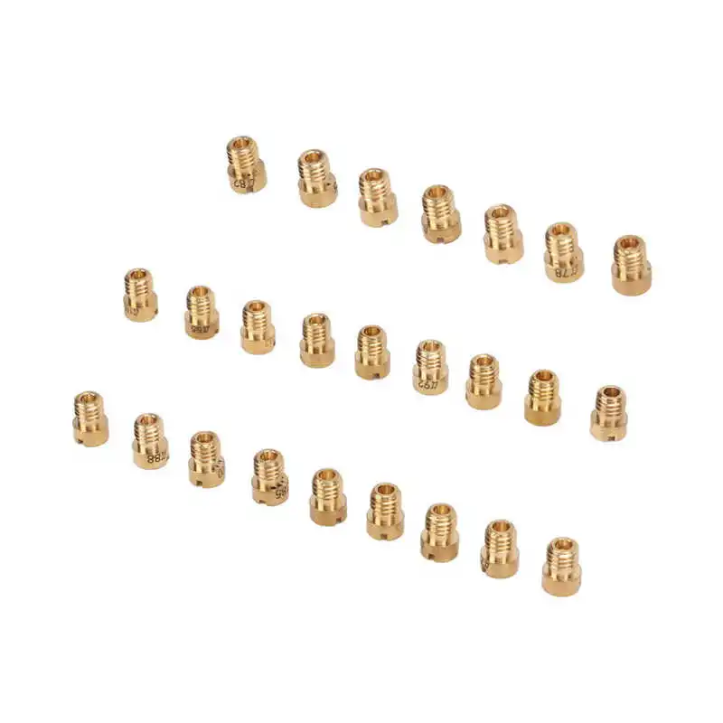 Set 25 Ugelli Principali Per Carburatore M5 – 55-115 – Kit Di Conversione In Metallo Per Dellorto PHBG 21, SHA 13 E Simili