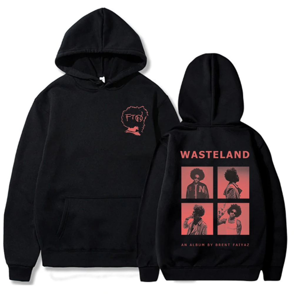 

Brent Faiyaz Fan Hoodie It's A Wasteland Tour 2023 Hoodies The Weeknd Sweatshirt Hip Hop Streetwear Pullover