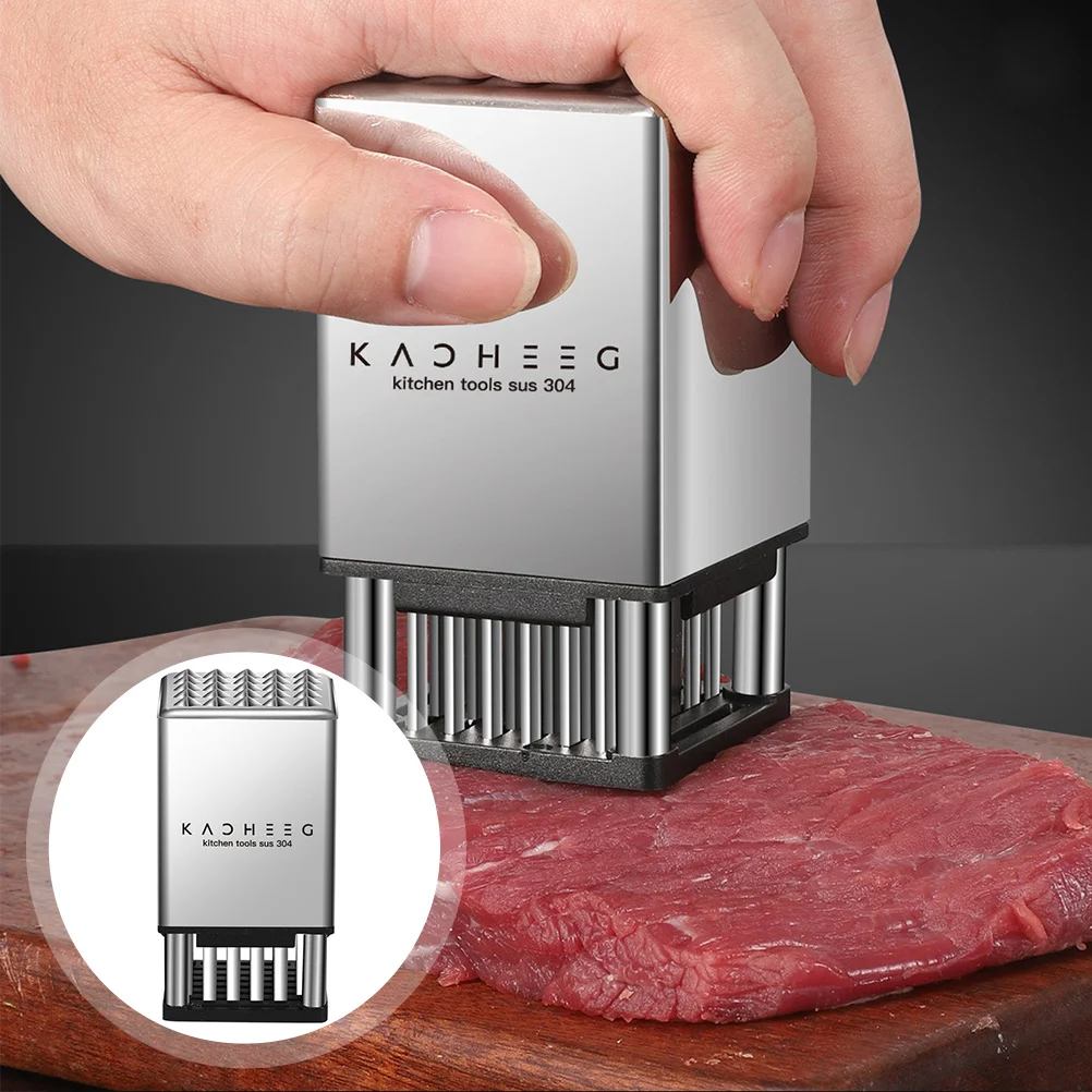

Meat Mallet Tool Steel Meat Stainless Steel Meat Tenderizer Mallet Pounder Mallet for Home Kitchen Cooking Restaurant Accessory