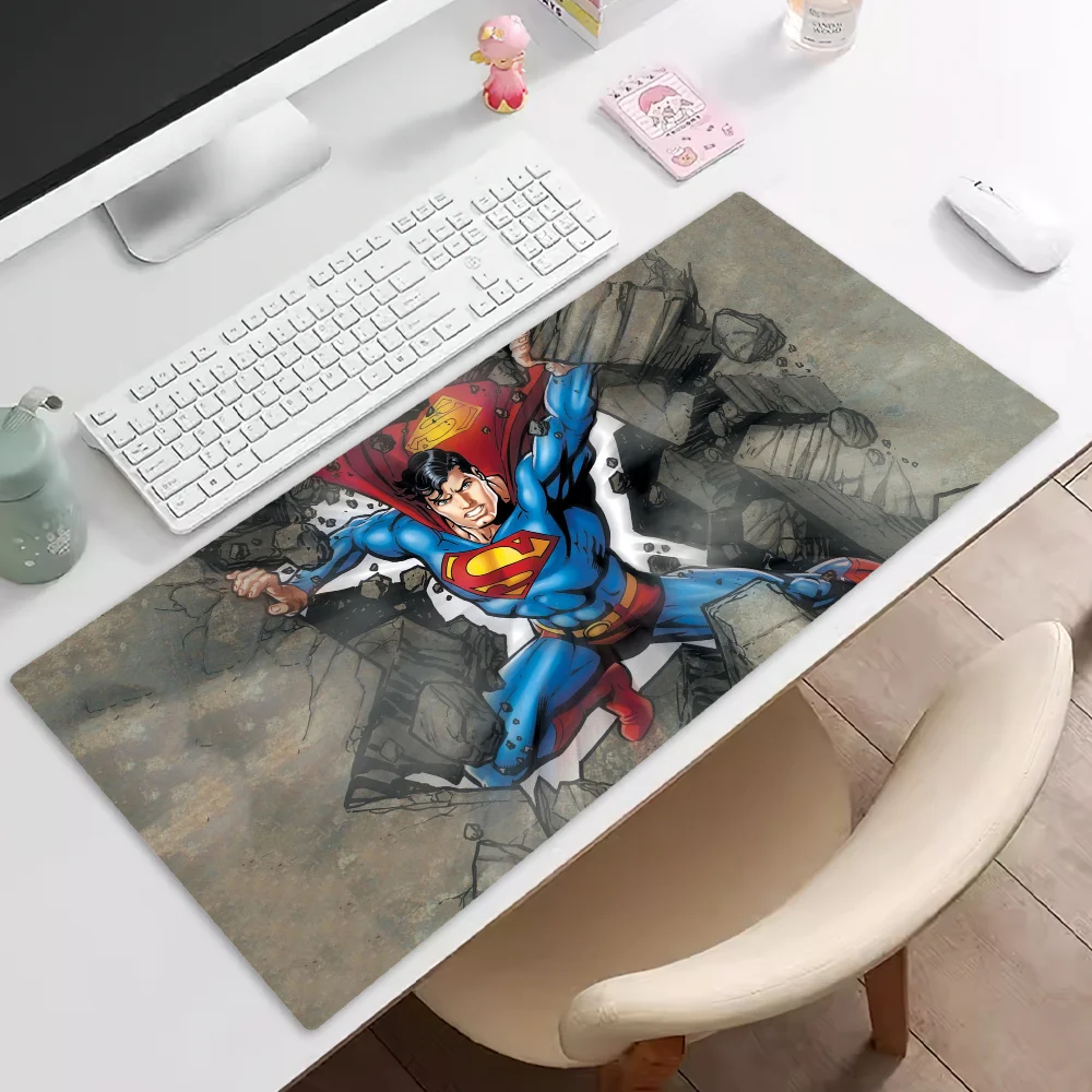 Beast Kingdom Superman Mousepad Pad Rubber Table Mat Extended Gaming Lock Edge Keyboard Mat 4