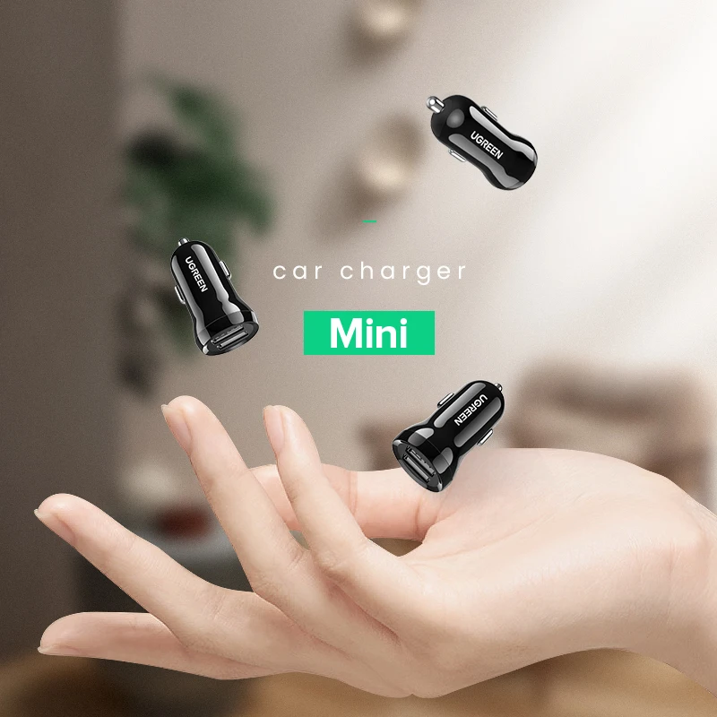UGREEN-̴ 4.8A USB  , ޴, º, GPS  ,  ,  USB  ޴  