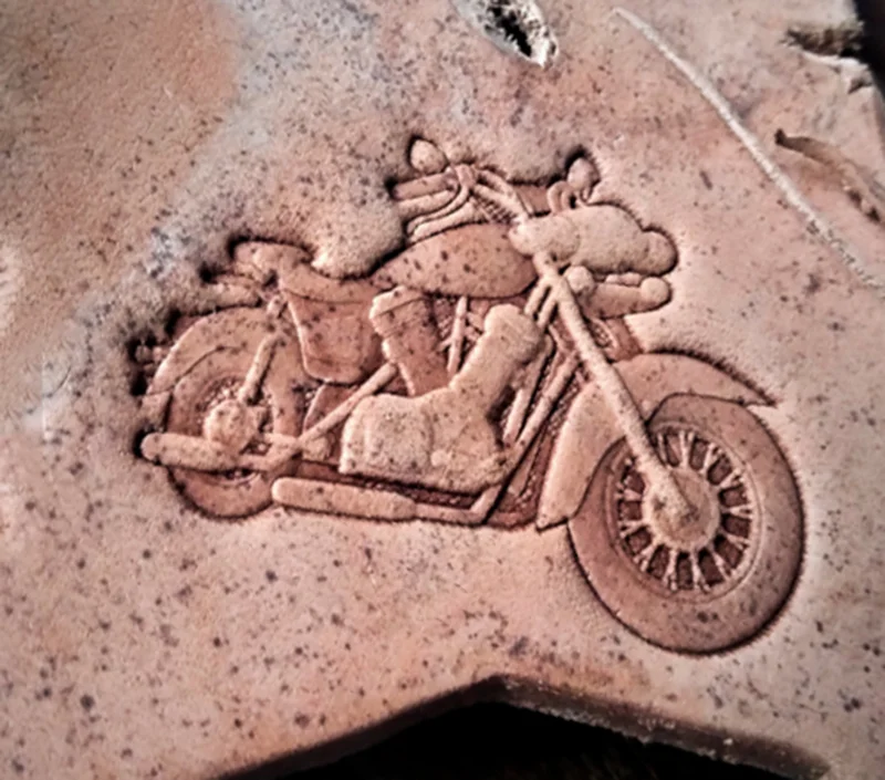 Locomotive style Motorcycles,Trucks, Tractors Hand-work DIY leather working tools carving punches stamp craft tools