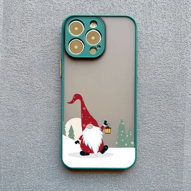 Neujahr Weihnachten Santa Claus Handy hülle für iPhone 14 13 12 11 Pro Max Mini 15 Pro Max xs xr x 15 14 8 7 plus süße Rück abdeckungen – Detail 9