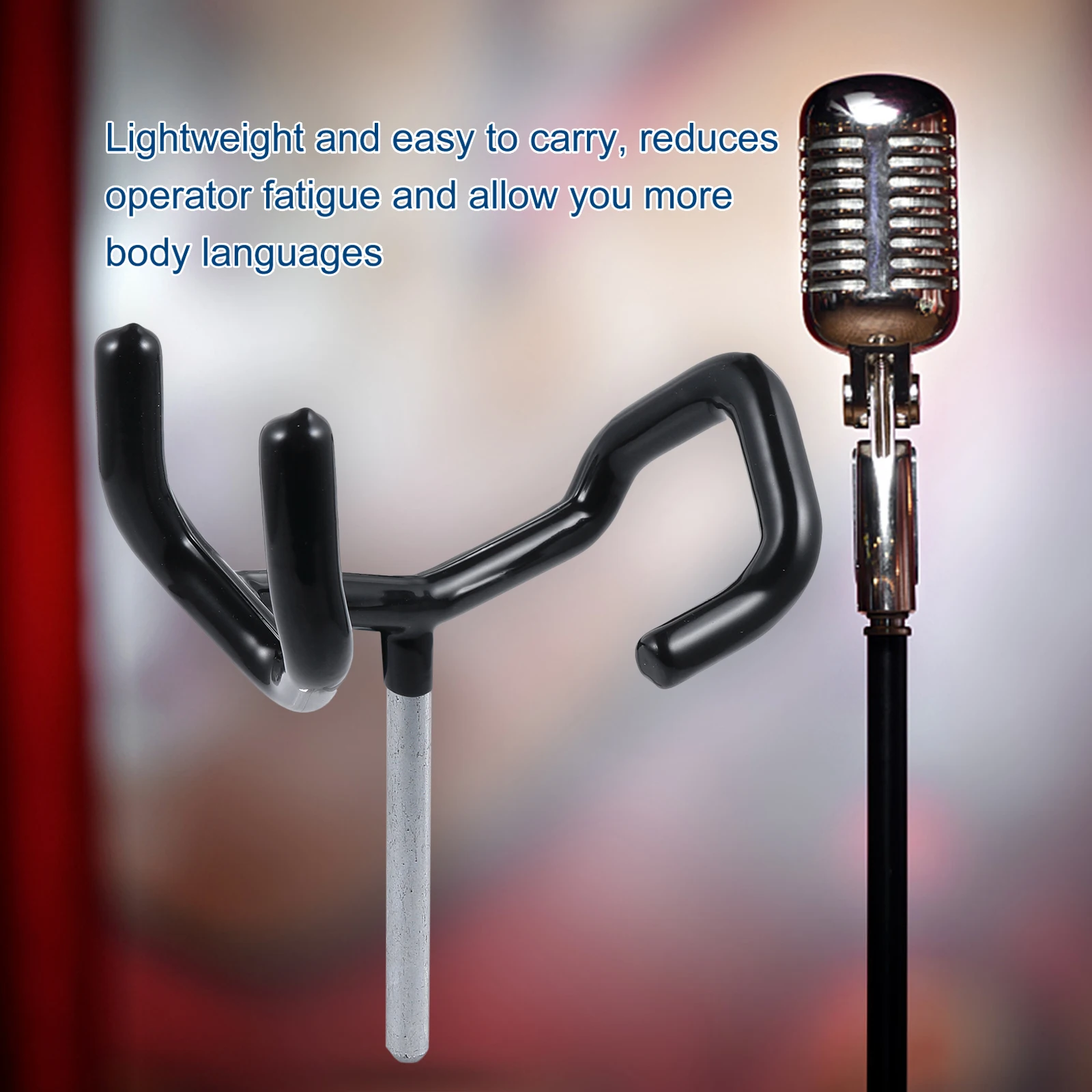Microphone Boom Pole Holder Recording Mic Support Holder Mic Cantilever Bracket Fixing Clip Audio Boom Cradle Mount Stand 1pc