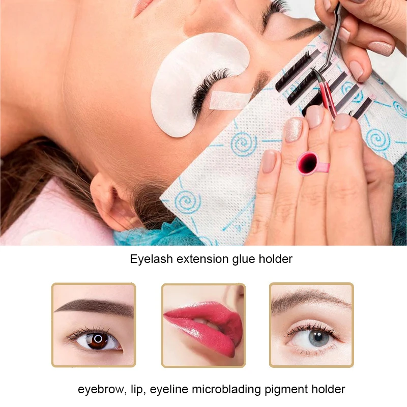 Plastic Glue Ring Cups For Eyelashes Extension
