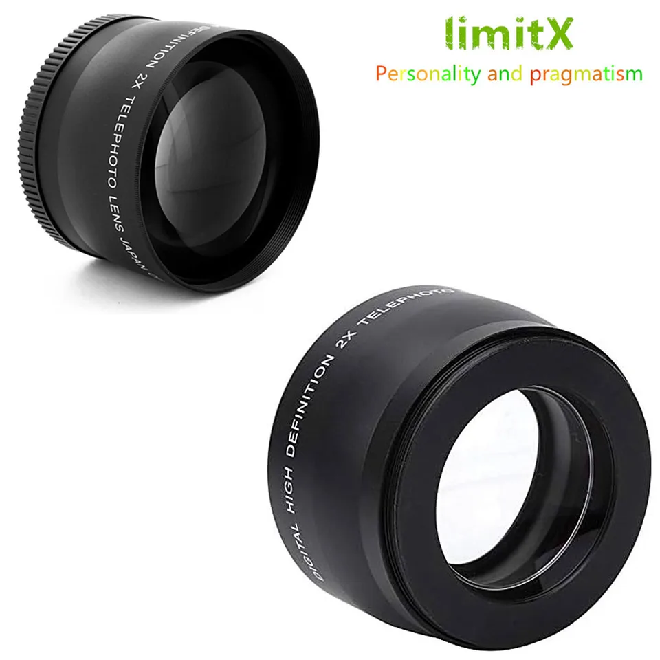 2X Magnification Telephoto Lens For Canon EF-S 18-55mm Lens