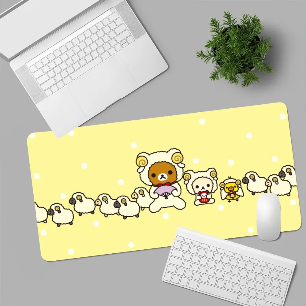 Japão San-x Rilakkuma Bonito Mousepad para Computador e Laptop Gamer Pad pc Gaming Accessories Desk Mats - Imagem 3