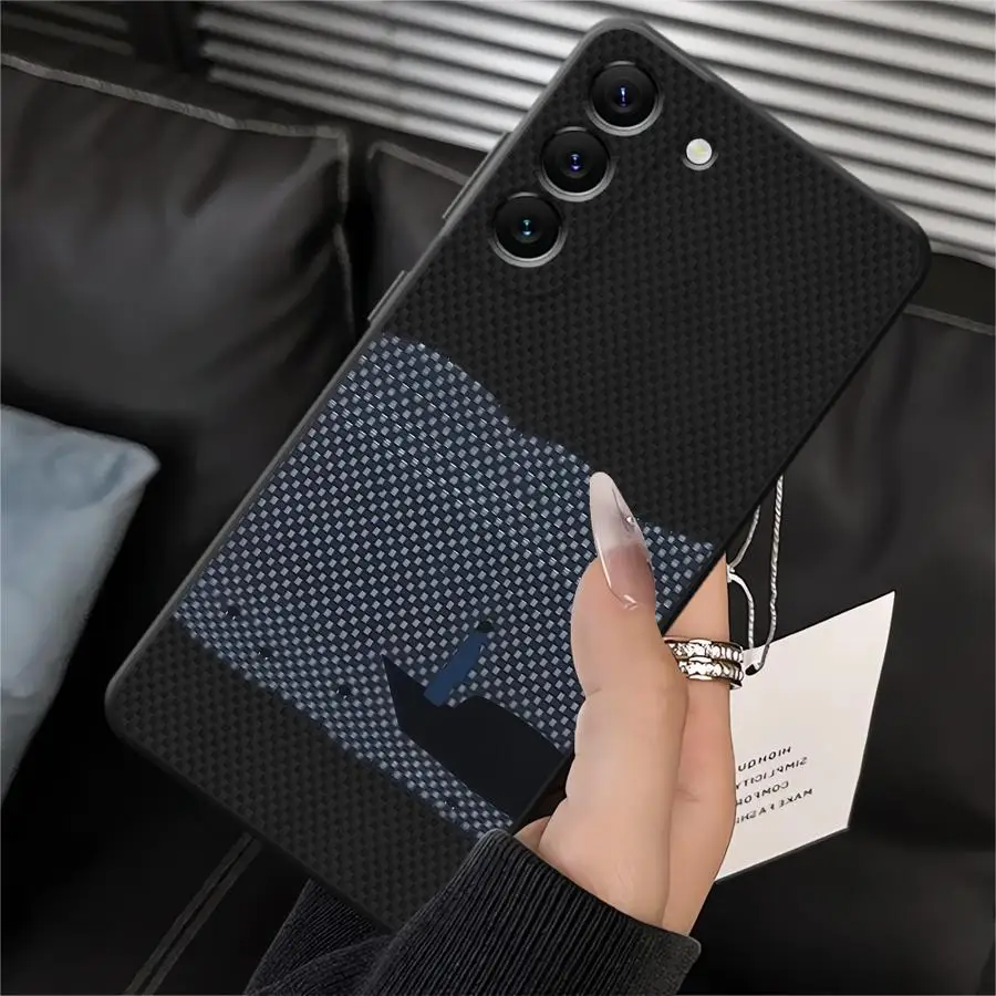 Black Woven Universal Phone Cover Case