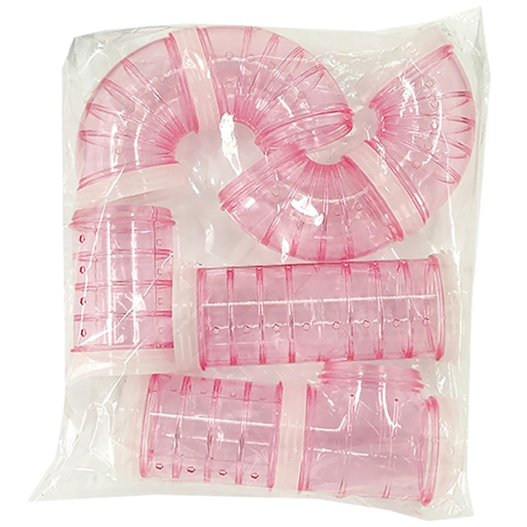 Hamster Tube Set DIY Plastic Small Pet Tunnel Hamster Exercise Toy Mouse DIY Tunnel Connection Tube Toy Young Guinea-Pig small pet tunnel hamster cage tunnel