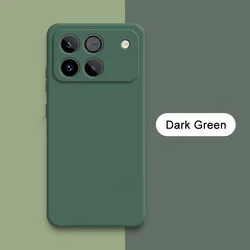 Premium Liquid Silicone Shockproof Phone Case - Full Protective Soft Back Cover for Honor Win (Dark Green)