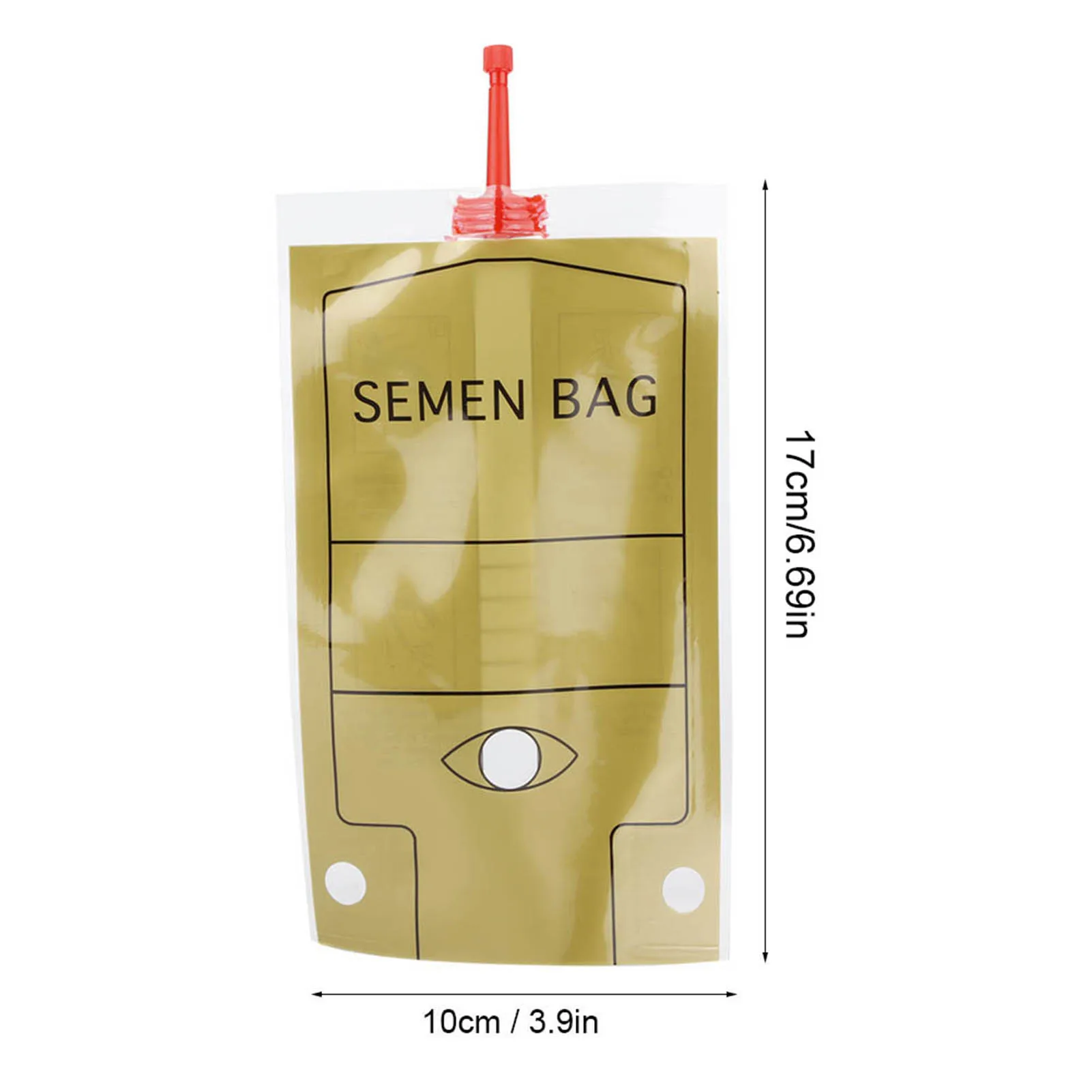 50Pcs 100ml Disposable Plastic Pig Insemination Semen Bags Veterinary Equipment